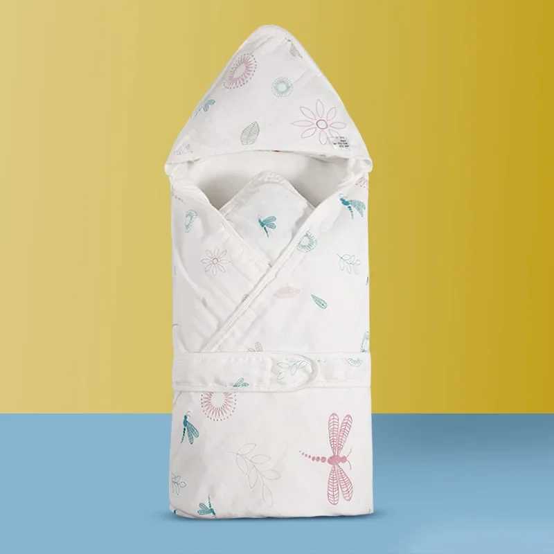 Sleeping Bags Home Product Center BabyBaby Swaddle Blanket Newborn Baby Sleeping Y240517