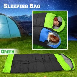 Slaapzakken Zak met capuchon Buiten kamperen of binnen slapen met draagtas Groene tas Widesea Punching Inflata 231030