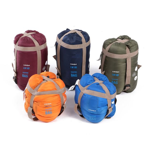 Sacs de couchage Lixada Camping Bag 190 75cm Type Polyester avec équipement de compression 680g 230826