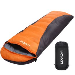 Slaapzakken LIXADA Ultralight Sleeping Bag voor volwassen winterkamperen Warm Slaapzak Waterdicht voor kamperen Wandelreizen Outdoor Adventure 230210