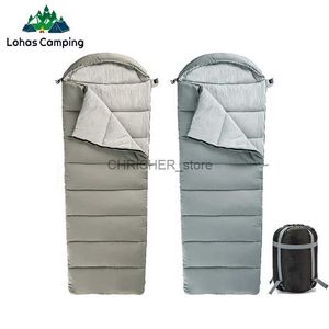 Sacs de couchage Lohascamping Sac de couchage lavable en machine Type d'enveloppe ultraléger 3 saisons pour les voyages en plein air Randonnée Camping Sacs de couchageL231226