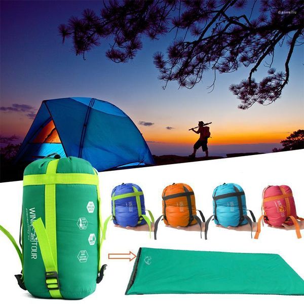 Sacos de dormir MeterMall Almohadilla de emergencia para exteriores Bolsa de camping ligera y portátil a prueba de humedad