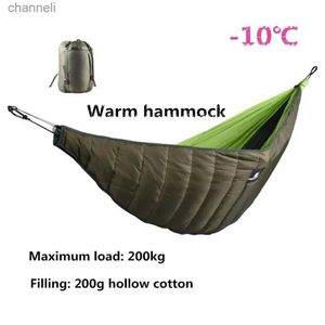 Sacos de dormir Mounchain Invierno Cálido Saco de dormir Hamaca Underquilt Saco de dormir Calentador debajo de la manta del edredón para deportes al aire libre Camping Senderismo YQ231130