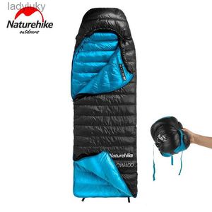 Sacs de couchage Naturerandonnée sac de couchage hiver CW400 léger en duvet d'oie sac de couchage ultraléger imperméable randonnée Camping sac de couchage L240111