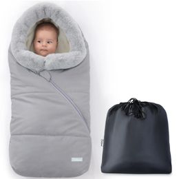 Sacs de couchage Orzbow chaud né sacs de couchage hiver bébé poussette sacs de nuit bébé enveloppe chancelière enfants enfant poussette landau sac de couchage 231204