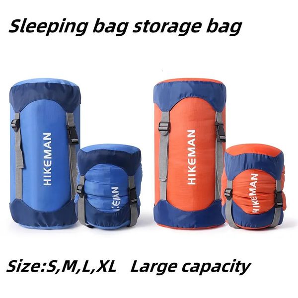 Sacs de couchage Sac de couchage extérieur sac de Compression étanche ultra-léger sac de rangement sac de serrage Camping randonnée Compact gain de place équipement 231018
