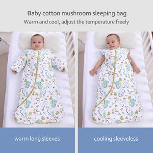 Slaapzakken Lente Herfst Tas Voor Baby Puur Katoen Pyjama Pasgeboren Jongens Meisjes Kleding 0-5T
