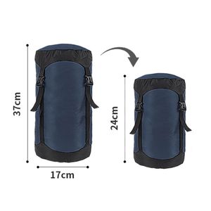 Sacs de couchage sac de rangement ultraléger sac de rangement bleu profond grande capacité 40D Nylon Silnylon Ripstop 230922