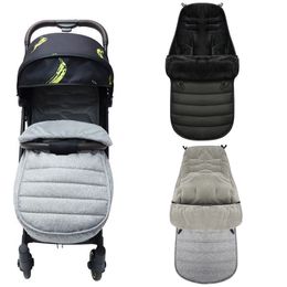 Sacs de couchage hiver épais chaud bébé sac de couchage enveloppe pour né infantile coupe-vent poussette coussin chancelière landau 230106