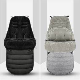 Sacs de couchage hiver sac de couchage épaissi chaud bébé enveloppe né coupe-vent imperméable poussette couvre-pied accessoire 230601