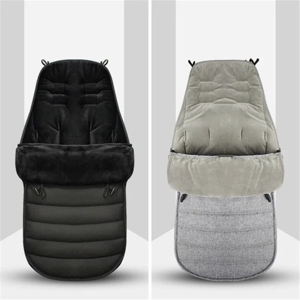 Sacs de couchage Hiver épaissi sac de couchage chaud bébé enveloppe né coupe-vent imperméable poussette couvre-pied accessoire 231116