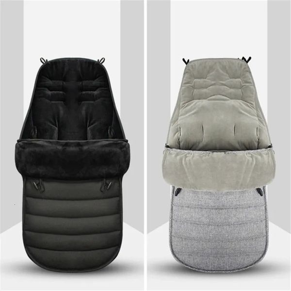 Sacs de couchage Hiver épaissi sac de couchage chaud bébé enveloppe né coupe-vent imperméable poussette couvre-pied accessoire 231027