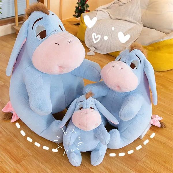 Jouets en peluche d'âne sans sommeil, dessin animé mignon, poupée d'âne, oreiller de sommeil apaisant, cadeaux pour enfants, vente en gros