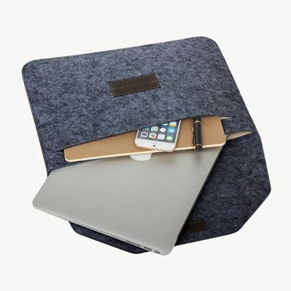 Étui porte-documents à manches pour Apple Macbook 11 12 13 15, housse anti-rayures pour ordinateur portable Mac Pro Acer Asus Dell Lenovo HP