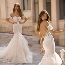 Mouwloze jurk strapless met bruiloft zeemeermin