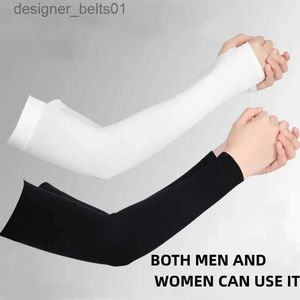 Sleevelet Arm Sleeves 2 paar Arm Cover Zonnebrandcrème Uv Solar Arm Sleeves Anti-zonnebrand Sleeve Huidverzorging Zomer Cool Muff Fiets Rijden Sport Gym FietsenL231216