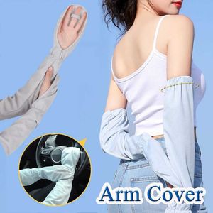 Manches à manches Souilles en vrac Summer Womens Protection Soleil Arm Couverture Ice Ice Gants de conduite UV extérieurs respirant Q240430