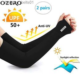 Sleevelet Arm Sleeves OZERO Summer Ice Sleeve Crème solaire Bras Manches Bras Glace Soie Manches Couvre Bras Oversleeve UV Sports Protection Cyclisme EquipmentL231216