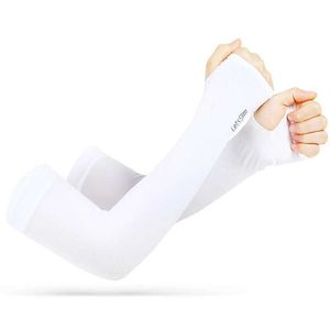 Mouwstaparm mouwen UV Solar Arm Cover voor damesfietsen Fingerless Gloves Cool Muffler Zomer Silk Elastisch Rijden Zon Bescherming Q2404301