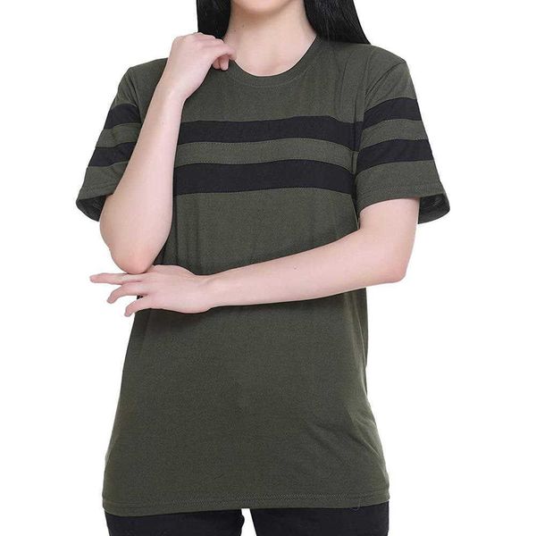 Manches Style pénal dernière conception femmes couleur surdimensionné personnalisé imprimé col rond t-shirt à vendre