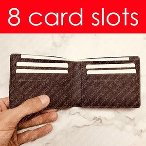 SLENDER WALLET N63261 Diseñador de moda para hombre Zippy Multiple Wallet Pocket Organizer Luxury Key Coin Card Holder Pouch Pochett229W