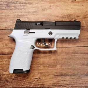 Slg Sauer P250 Shell Uitwerpen Model Zachte Kogels Uitgeworpen Handmatig Kan Niet Schieten Launcher EDC Speelgoed Collectie Prop Volwassen Kinderen Geschenken