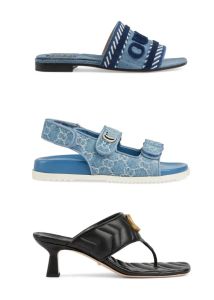 Sandales de concepteur de diapositives Sandales plates classiques Luxury 2024 Sandales en cuir féminins d'été