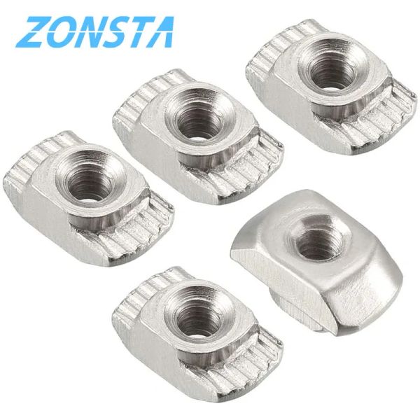 Tuerca T de porción T M3 M4 M5 M6 M8 Perfil de aluminio Conector Conector T-NUTS T NUTA DE MUCHA DEL MUCHA DEL Tuerta deslizante