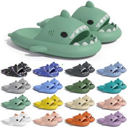 Tlines Gratuit Shark One Designer Expédition Sandale Slipper pour Gai Sandals Pantoufle Mules Men Femmes Slippers Trainers Flip Flops Sandles Color24 6 Wo S