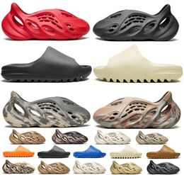 diapositives coureur sandales de créateurs pantoufles pantoufles de créateurs hommes femmes sandales en os triple noir blanc motif de résine pantoufles onyx