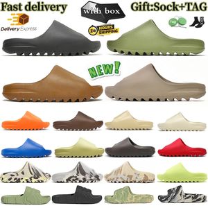 Slides Slippers Clogs Slider Sandals Onyx Pure Ochre Bone Resin Clog Sand Flax Designer Slate Grey for Men Women Summer Slide Rubber Slipper Beach Foam Runners