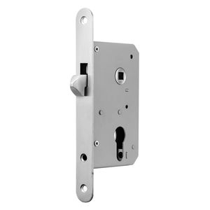 Schuifdeurslot Kern roestvrij staal Cross Key Furniture Hardware Anti-diefstal Veiligheidsvenster Houten poort Vloer Locks 201013