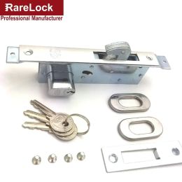 Clava de puerta corredera con 3 llaves para el accesorio de baño de dormitorio Diy Hardware Hardware Rarelock A
