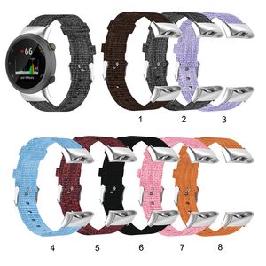 Correa de lona delgada para Garmin Swim 2 Reemplazo de correa de reloj para Forerunner 45 45s Correa de reloj Pulsera de nylon Pulsera Tela tejida al por mayor