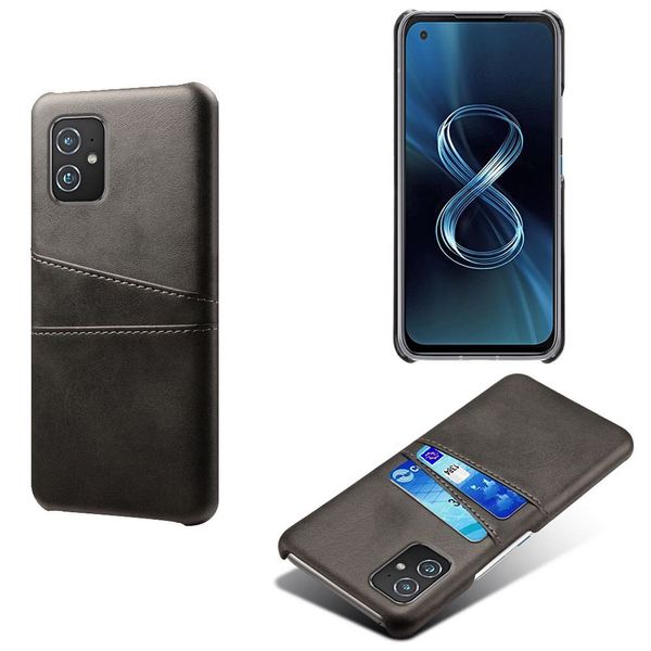 Étuis minces pour Asus Zenfone 8 Flip ZS672KS porte-carte ZS590KS dos en cuir PU Zenfone 7 Pro couverture ZS671KS