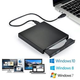 Slanke externe optische station USB 2.0 dvd combo dvd dvd rom speler cd-rw brander schrijver plug en play voor macbook laptop desktop pc