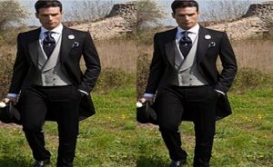 Slanke fit bruidegom Suits Men Suits Country Style Wedding Suit Groomsman Blazer Men Bruidegom Tuxedos Party Coat Pant Jacket broek VES1312701