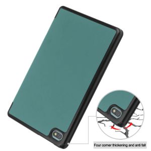 Slim Funda pour Blackview Tab 7 Pro 4G Case de 10,1 pouces Tablet Tri-Folding Stand Couverture magnétique pour Oscal Pad 10 Hard PC Back Shell