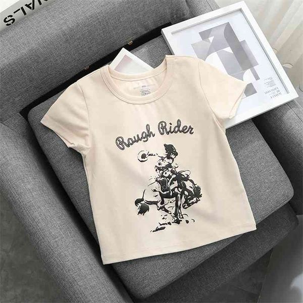 Slim Girls Casual Coton T-shirts Summer Fashion Dames Soft Bomb Tops Streetwear Femme Chic Femmes Mignon 210720