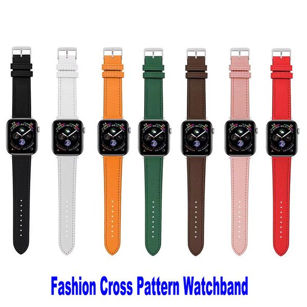 Bracelets en cuir fin compatibles avec Apple Watch Band 38 mm 40 mm 41 mm 42 mm 44 mm 45 mm 49 mm Top Grain Leathers Watch Thin Wristband pour iWatch Ultra SE Series 8/7/6/5/4/3