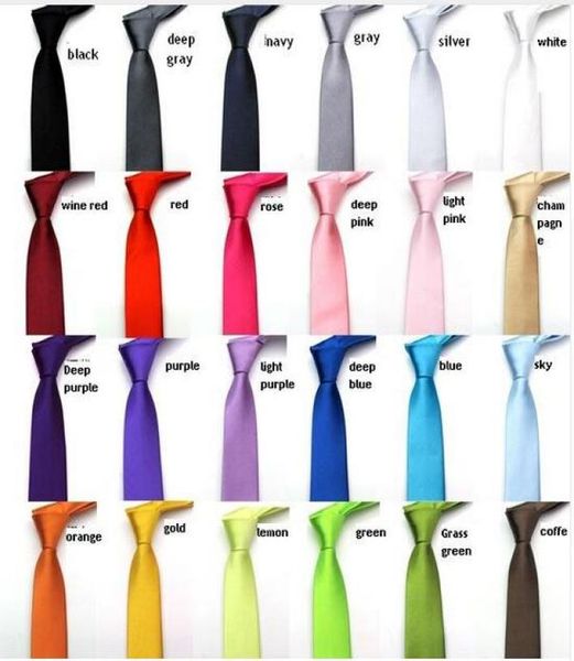 Cravate noire étroite et étroite pour hommes, 5cm, flèche décontractée, rouge, accessoires de mode pour hommes, simplicité pour fête formelle, Ties3594029