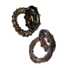 Parches delgados Retraso de tiempo Anillos de pene Anillo de pene Escroto Bondage Testículo Bola Camilla Anillos de pene para hombres Productos íntimos CBT Toys295A Otqtk