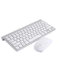 Slim Wireless Keyboard and Mouse Set Mini Silent Mute Mouse and Keyboard Fashion Simple Style256O8857300