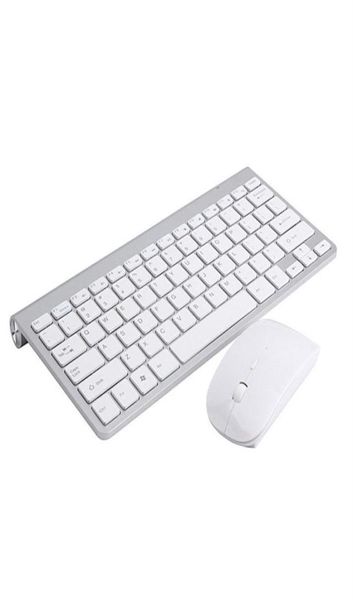 Slim Wireless Keyboard and Mouse Set Mini Silent Mute Mouse and Keyboard Fashion Simple Style256O6665819