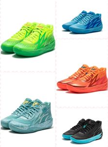 SLIME MB.02 Hommes Basketball Chaussures 2023 Haute Qualité LaMelo Ball MB02 JADE Fluro Vert PES Lime Squeeze Sport Chaussure Trainner Baskets Taille 7-12 MB01