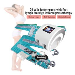 Slankerende luchtdruk massagemachine arm poot buik dijboots lichaamsdruk lymfed drainage 3 in 1 verre infrarood therapie fysieke pressotherapie detox spa