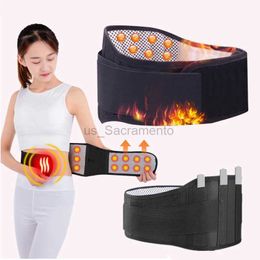 Ceinture minceur Tourmaline réglable auto-chauffant thérapie magnétique soutien de la taille support de soutien du dos avec double colonne lombaire Aja 240321