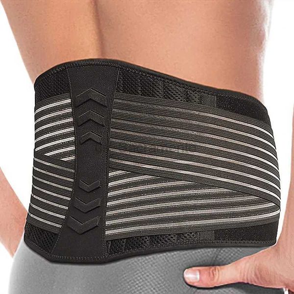 Ceinture amincissante Ceinture de soutien dorsale respirante entraîneur de taille avec double réglage adapté au corset ajusté de fitness pour femmes et à la perte de poids 24321