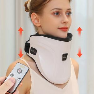 Ceinture minceur électrique pression d'air cou Traction masseur chauffage chiropratique soulagement de la douleur civière cervicale Correction orthèse pressothérapie 231123