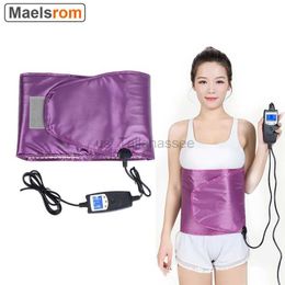 Ceinture minceur Ceinture chauffante de sauna électrique pour la perte de poids taille chaleur vibration perte de poids beauté tondeuse abdominale infrarouge lointain outil de soulagement des douleurs dorsales 240321